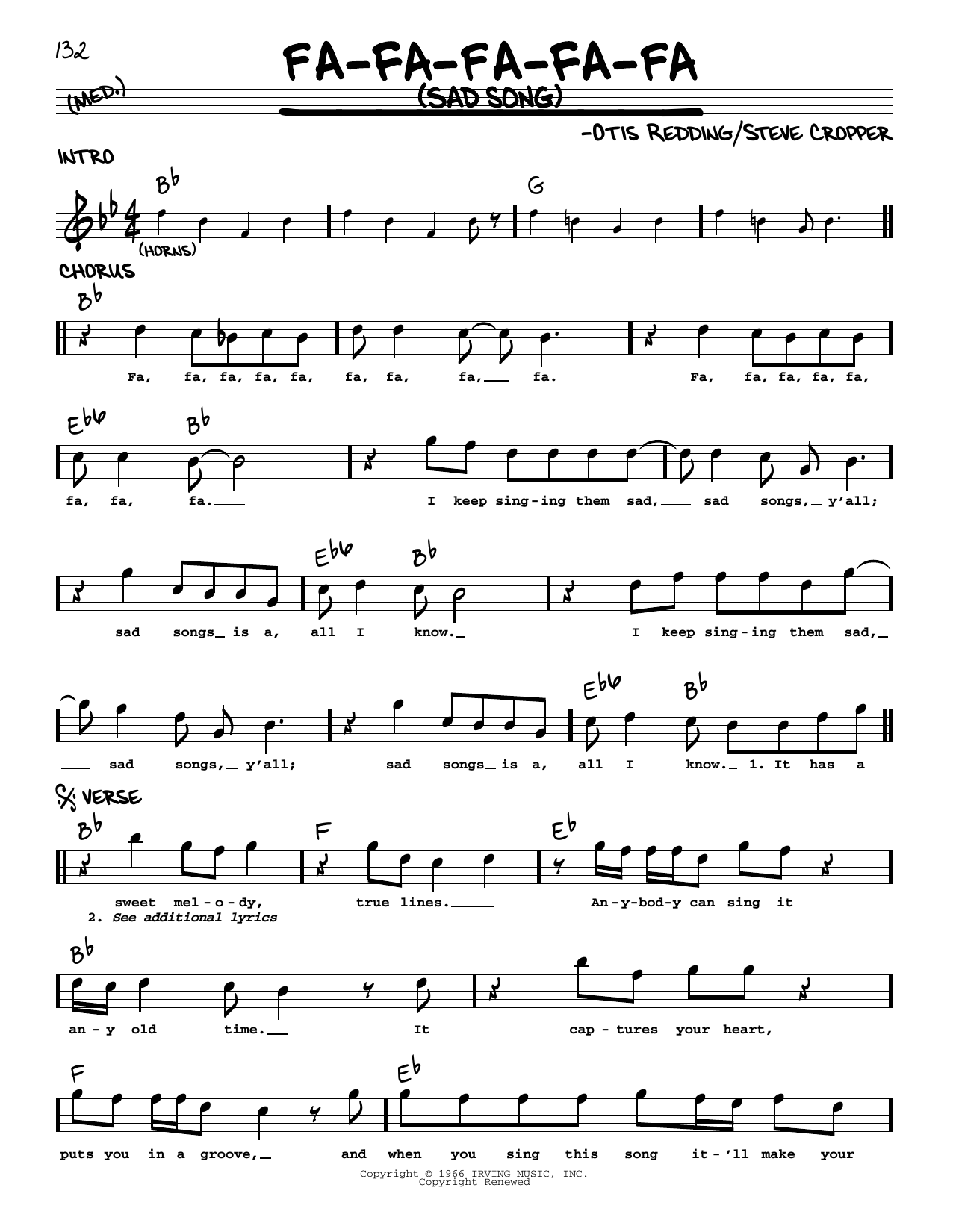Produktbild zu: Fa-Fa-Fa-Fa-Fa (Sad Song)