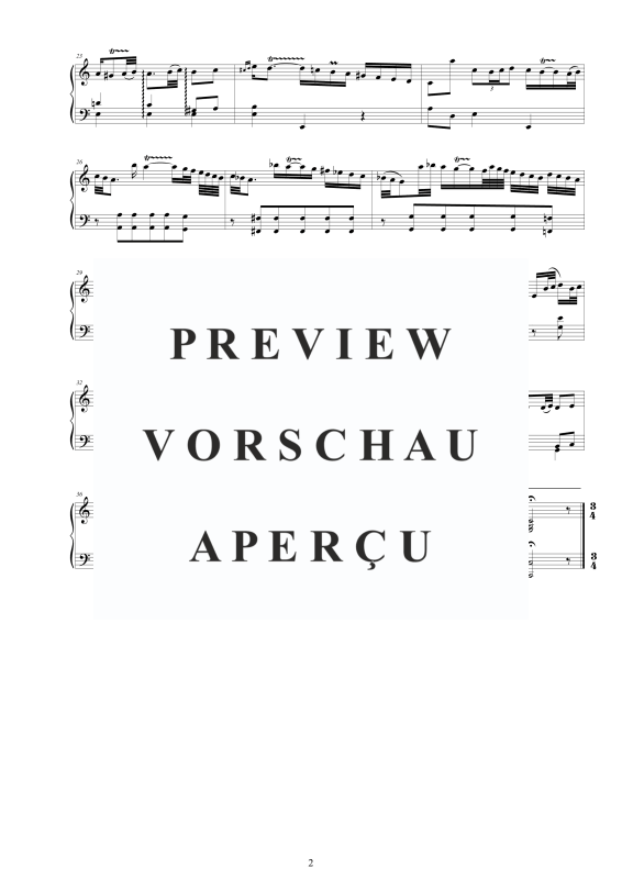 Produktgalerie: Seite 3 von 10 Cembalo Sonate Nr. 2 in C-Dur Op. 1, , Cembalo/Klavier Solo