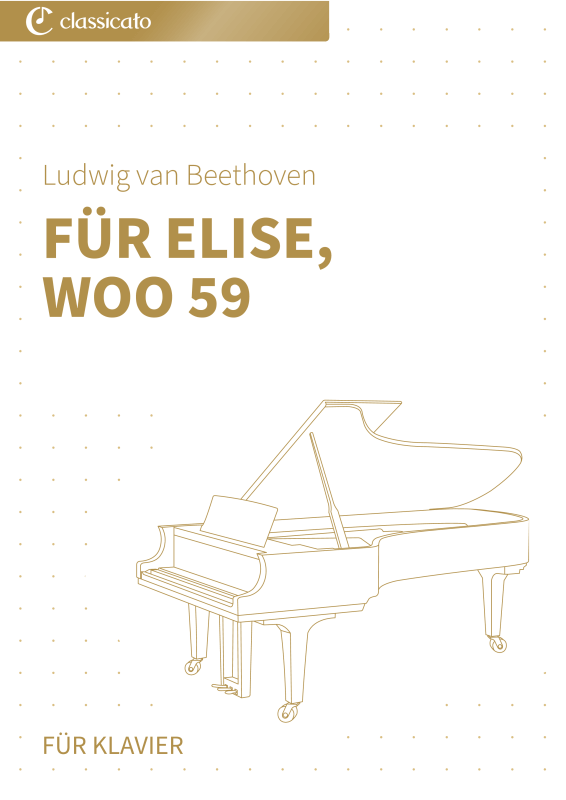 Produktbild zu: Für Elise, WoO 59 - vereinfachte Fassung