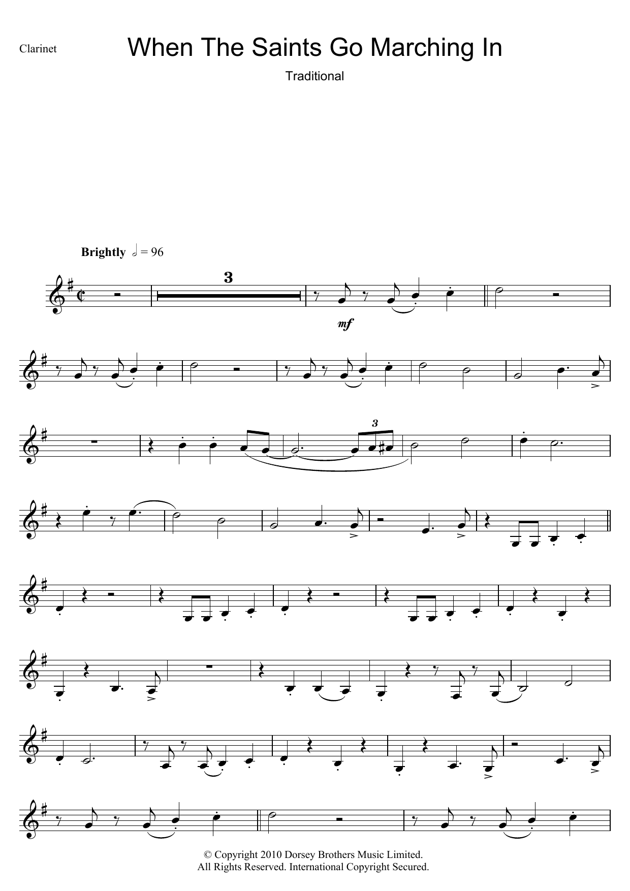 Product gallery: Page 1 of 1 When The Saints Go Marching In, African-American Spiritual
