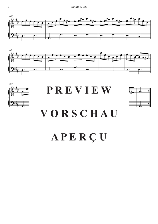 Produktgalerie: Seite 6 von 6 Sonate K. 323 , , Klavier Solo