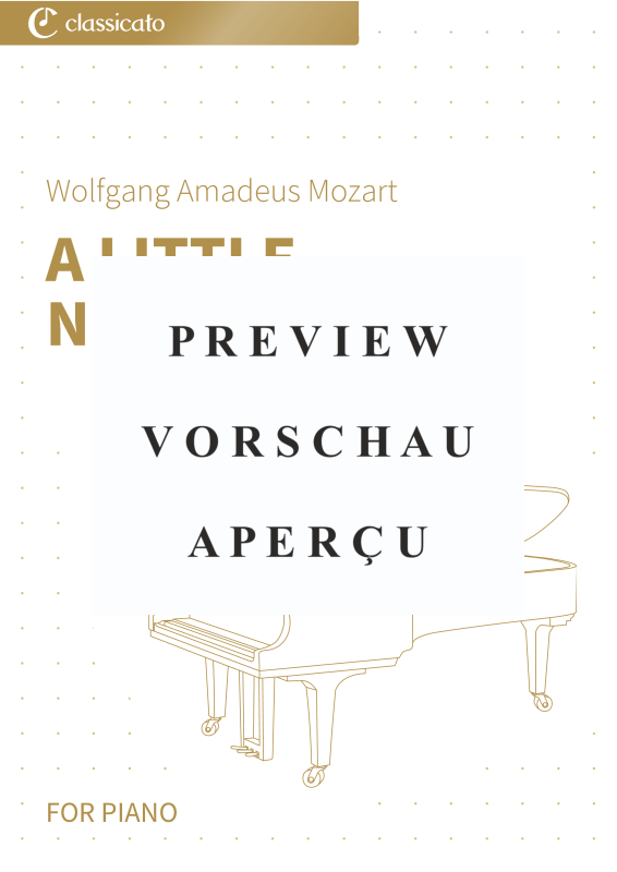 Produktgalerie: Seite 2 von 11 A Little Night Music - Serenade No. 13, , Klavier Solo