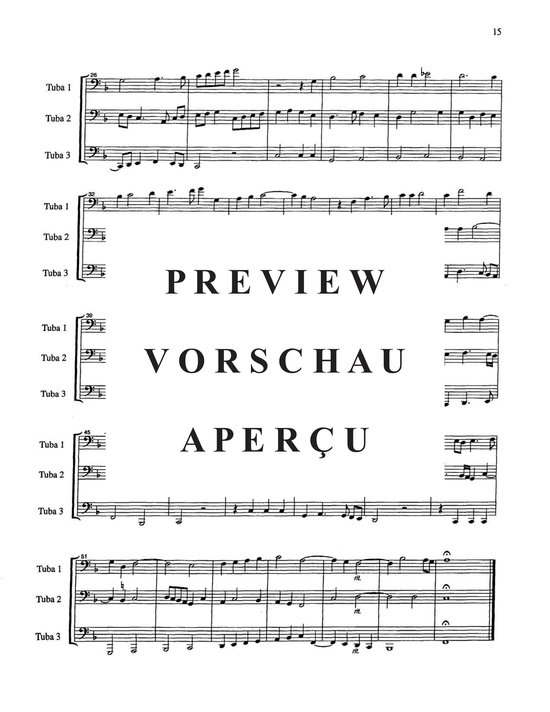 Produktgalerie: Seite 19 von 21 Fantasie a tre voci (fantasie for three instruments) , , Tubatrio