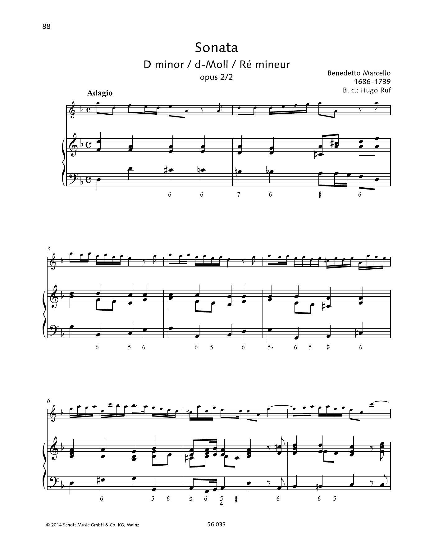 Produktbild zu: Sonata D Minor