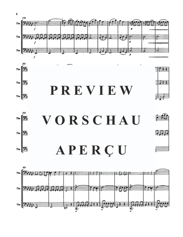 Produktgalerie: Seite 10 von 11 Sechs Trios für drei Hörner, , Tuba Trio
