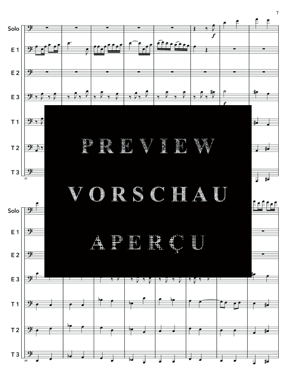 Produktgalerie: Seite 11 von 11 Dance of the Comedians, , (Euphonium/Tuba/Trompete Solo und EEETTT)
