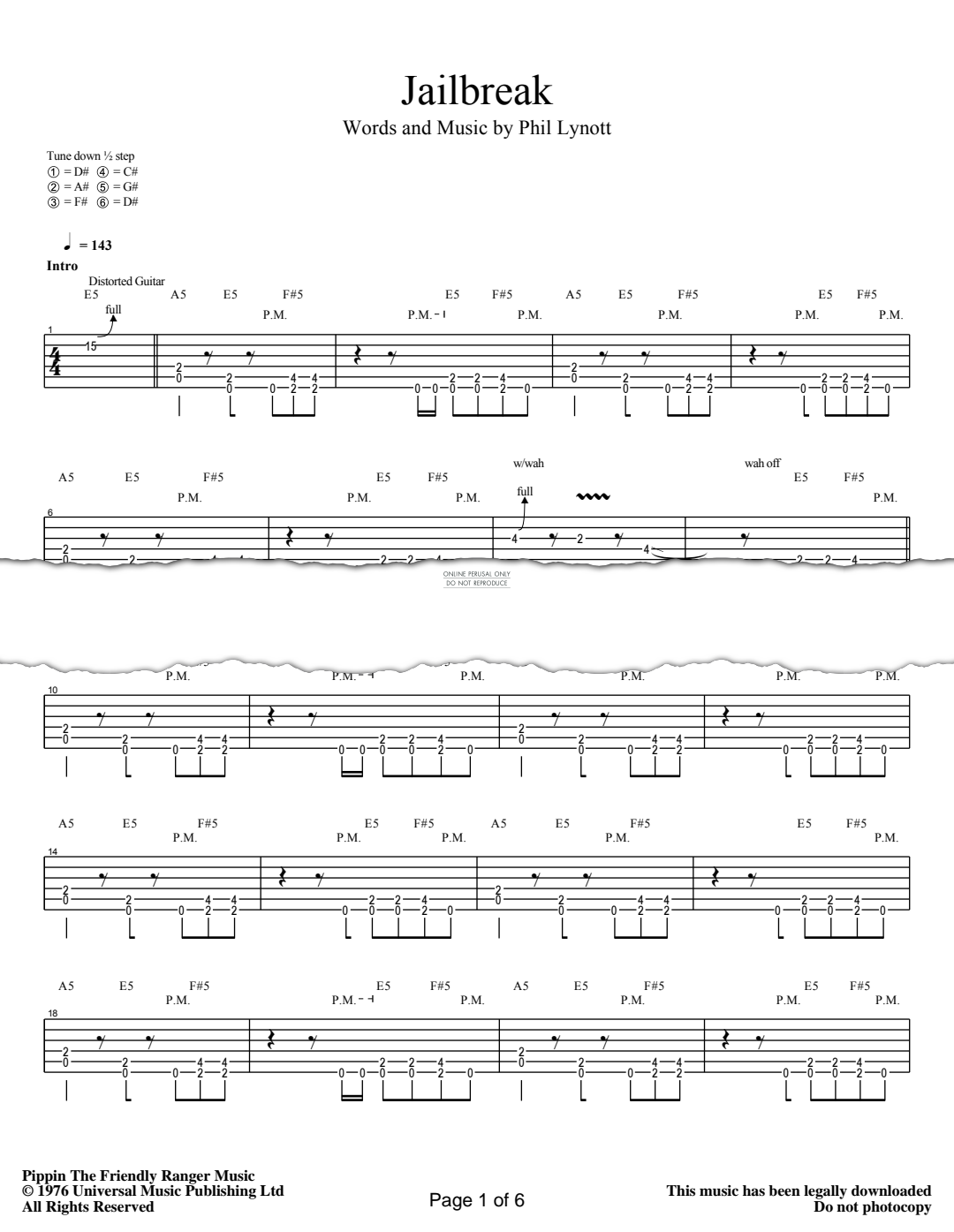 Product gallery: Page 1 of 1 Jailbreak, Thin Lizzy
