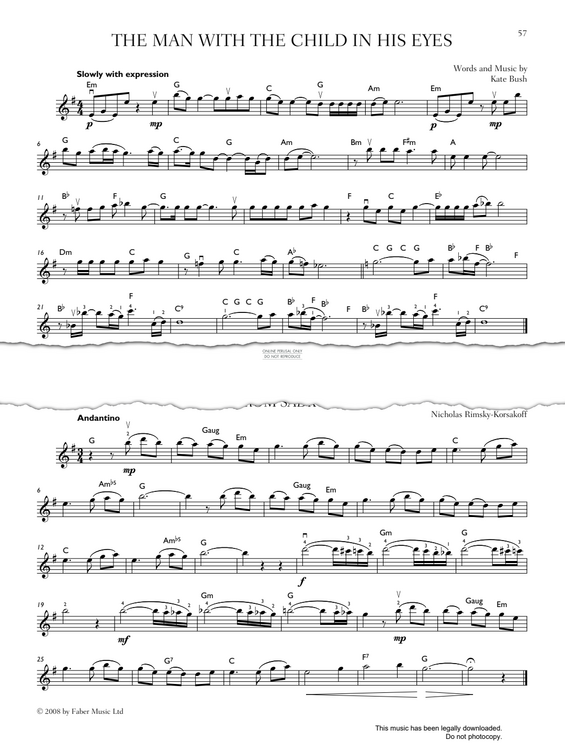 Produktgalerie: Seite 1 von 1 The Man With The Child In His Eyes, Kate Bush, Violine