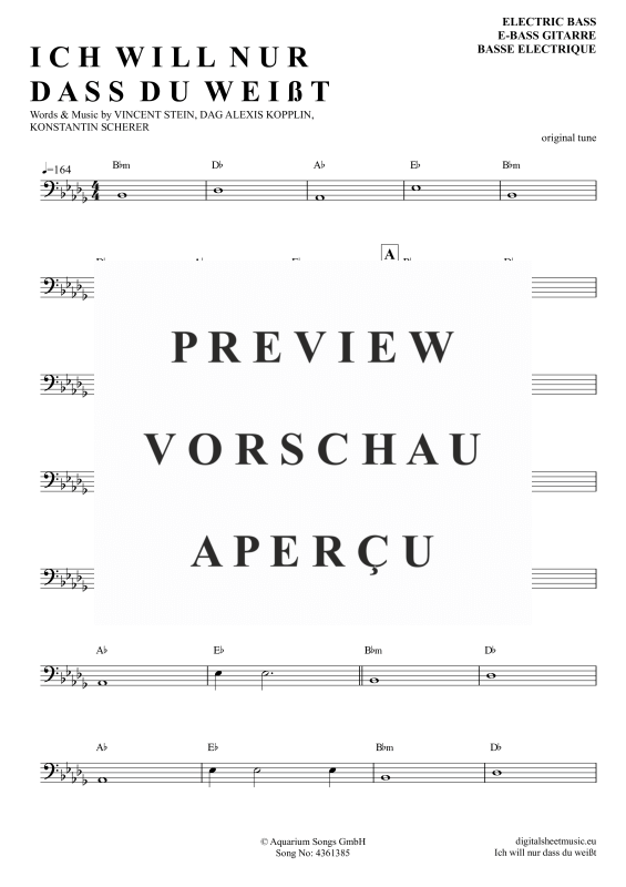 gallery: Ich will nur dass du weißt , SDP, Tawil, Adel, E-Bass