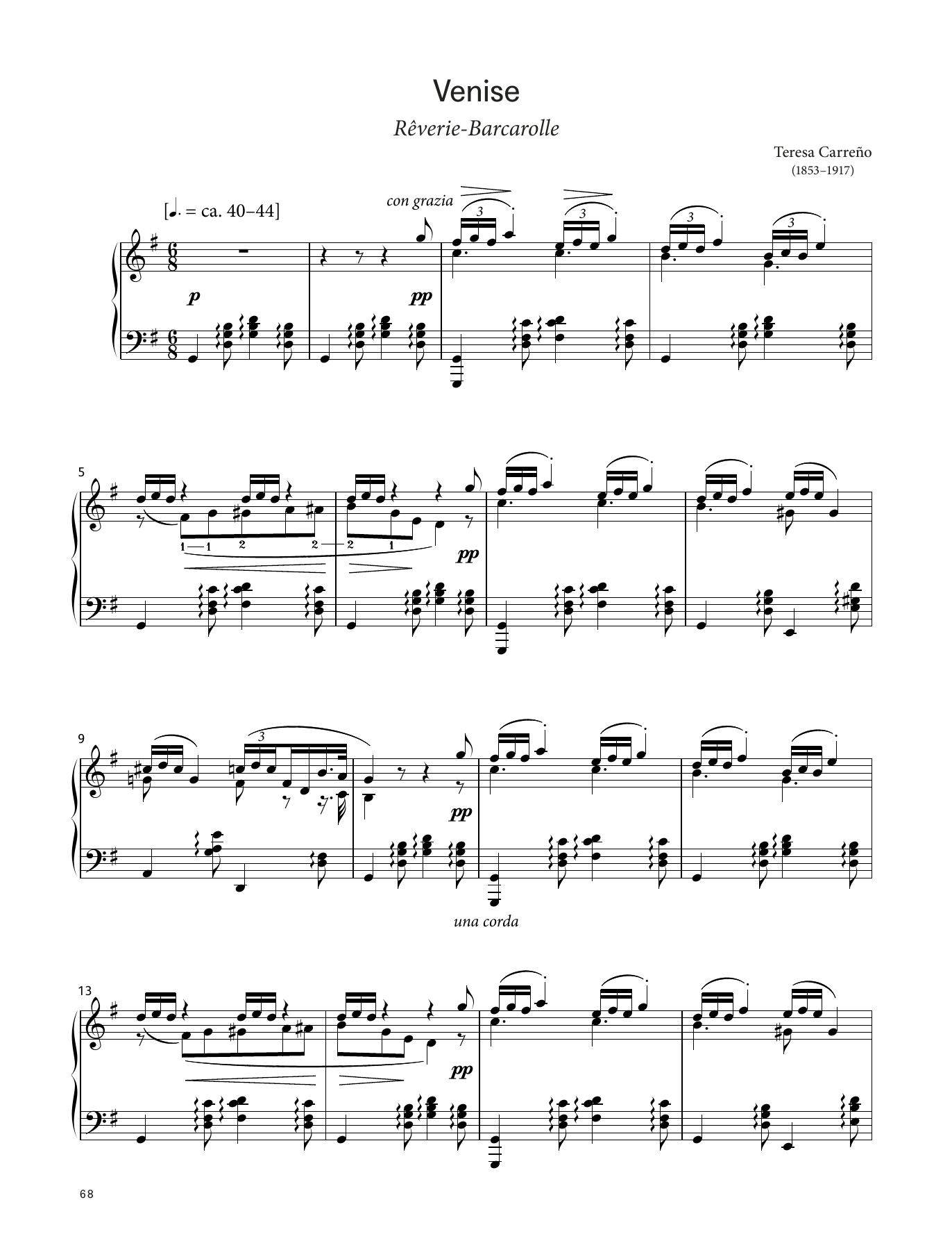 Produktbild zu: Venise Rêverie-Barcarolle, Op. 33 (LCME Piano 2018 Grade 8 List B)