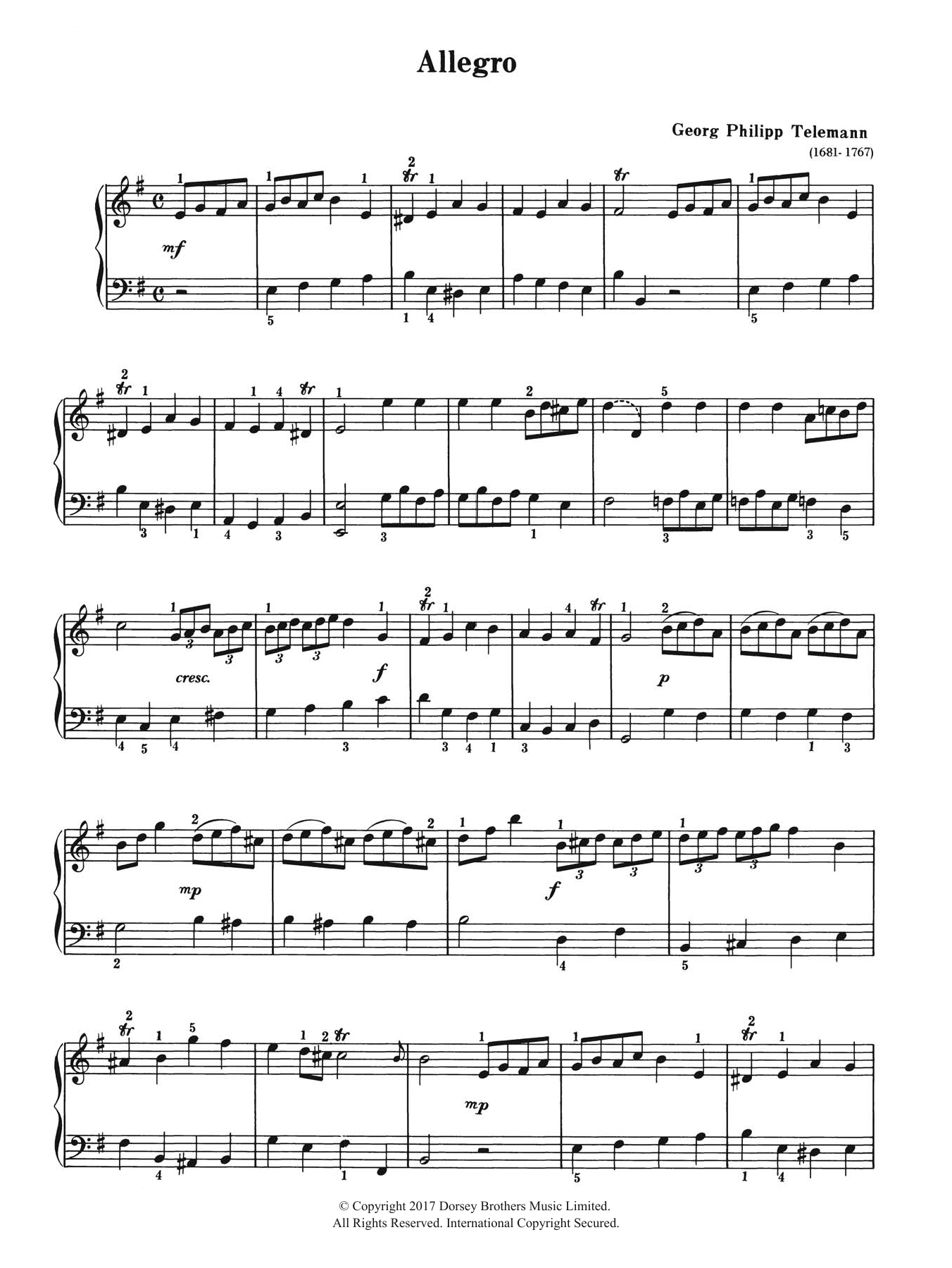 Produktbild zu: Allegro