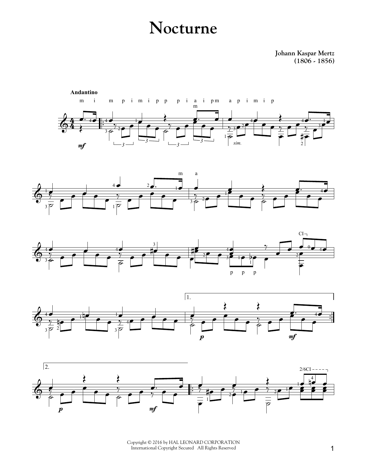 Produktbild zu: Nocturne