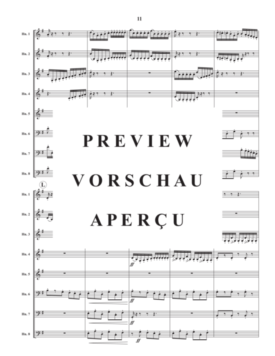 Product gallery: Page 13 of 21 Movement one from Serenade for Strings , , (Horn ensemble 1-8 horns)