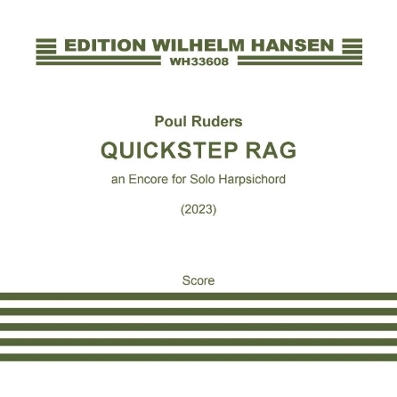cover: Quickstep Rag, Poul Ruders, Klavier