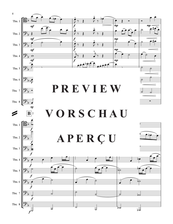 Product gallery: Page 5 of 21 Remnants of a Fugue , , (Trombone ensemble)