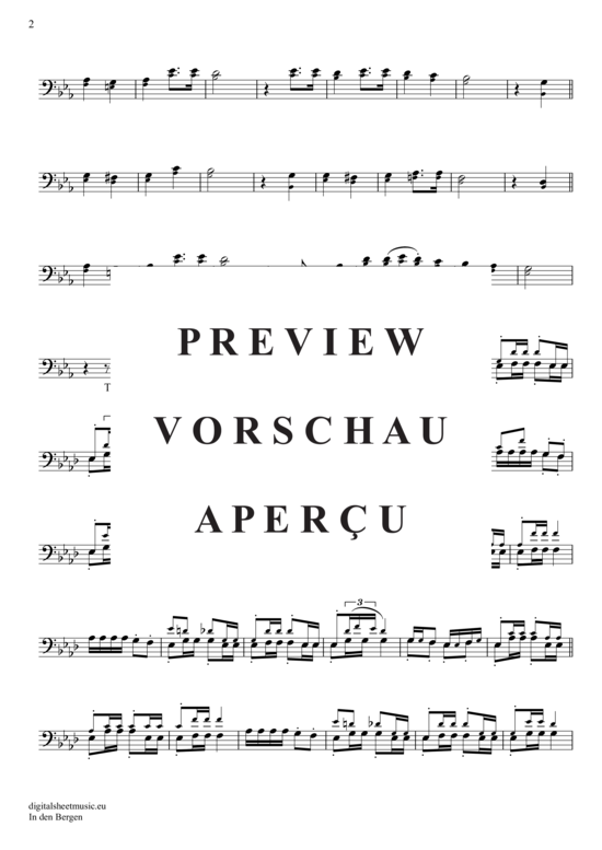 Produktgalerie: Seite 3 von 4 In Den Bergen , Avsenik, Slavko, (Violon-Cello)