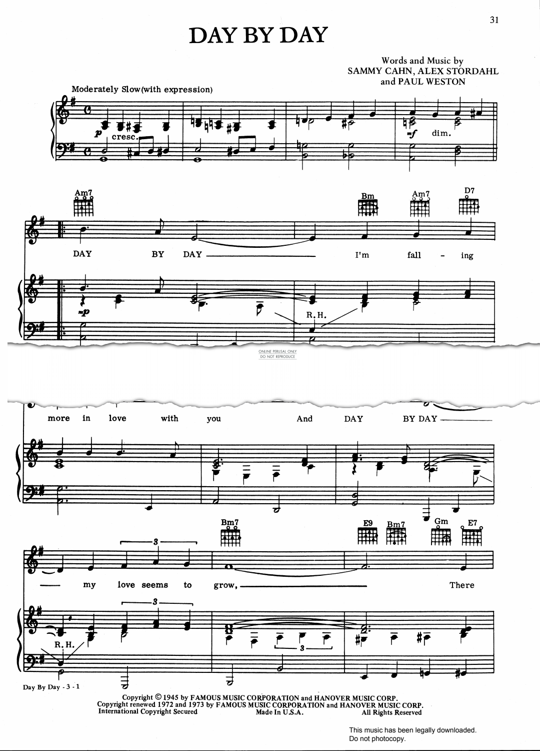 Produktgalerie: Seite 1 von 1 Day By Day, Frank Sinatra, Gesang, Gitarre, Klavier