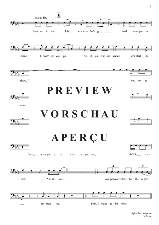 Produktgalerie: Seite 4 von 4 Be Mine , Ofenbach, (Violon-Cello)