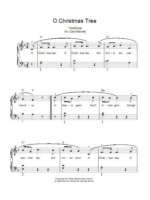 Produktgalerie: Seite 1 von 1 O Christmas Tree, Traditional, Gesang, Klavier