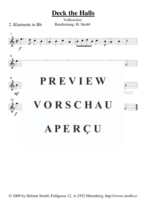 gallery: Deck the Halls, , Klarinettenquartett