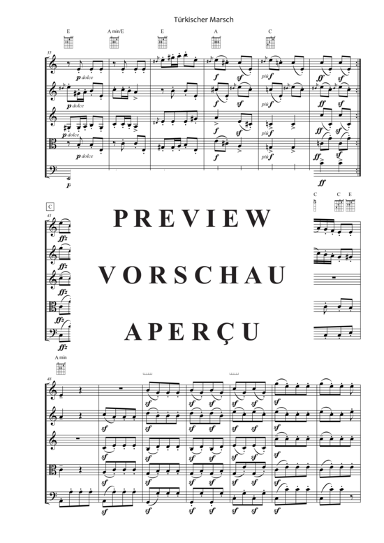 gallery: Türkischer Marsch , , (Quintett flexible Besetzung)