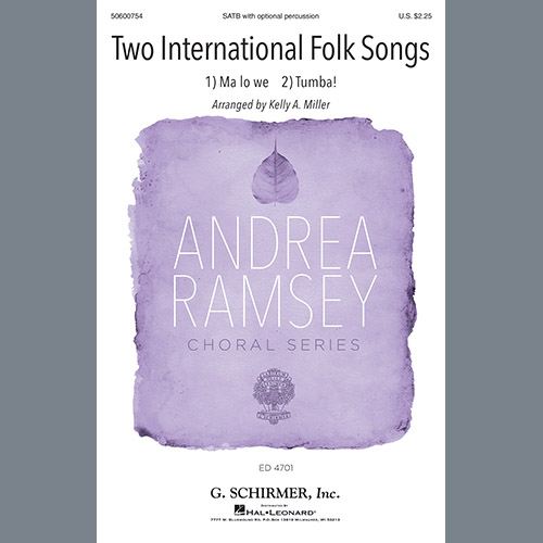 cover: Two International Folk Songs, Kelly Miller