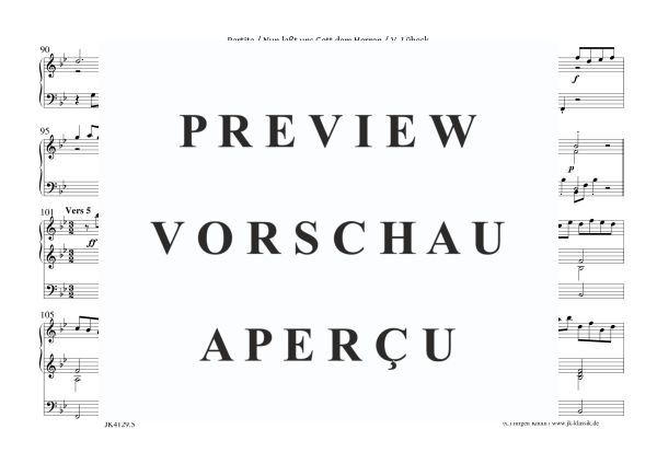 gallery: Nun laßt uns Gott dem Herren (Partita), , Orgel Solo
