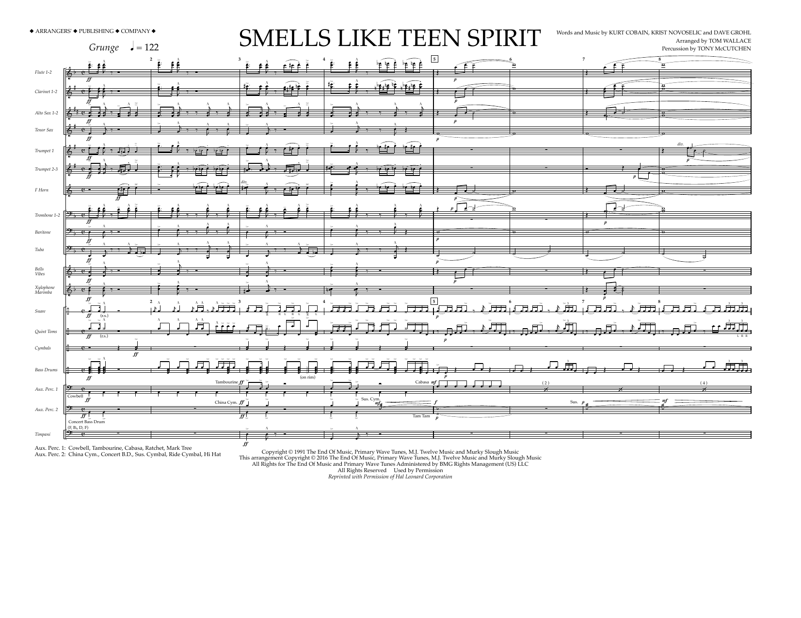 Produktbild zu: Smells Like Teen Spirit - Full Score