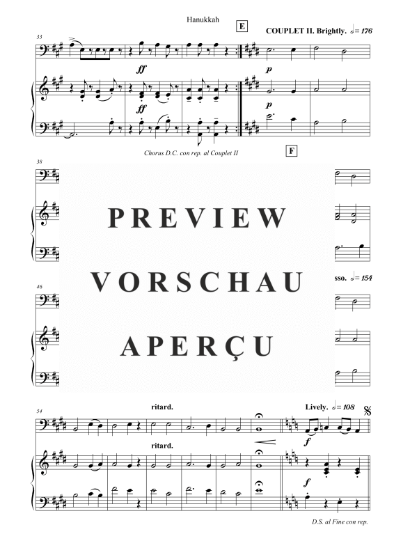 Produktgalerie: Seite 4 von 6 Hanukkah, , Fagott und Klavier