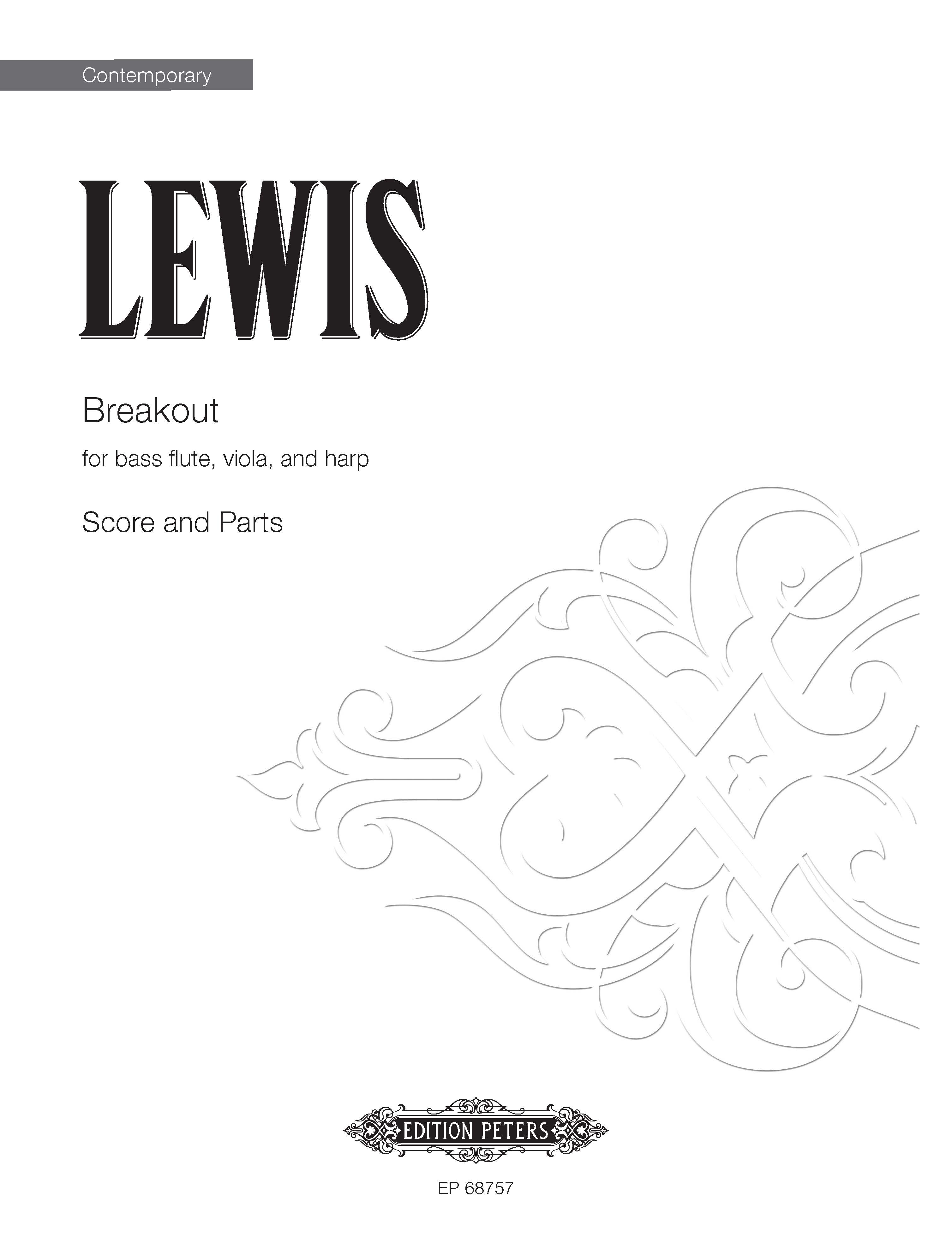 cover: Breakout, George Lewis, Flöte, Harfe, Viola