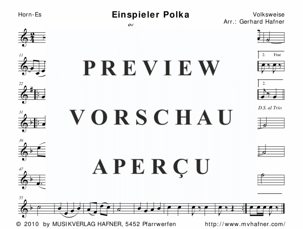 Product gallery: Page 11 of 11 Einspieler Polka, , (woodwind and brass)