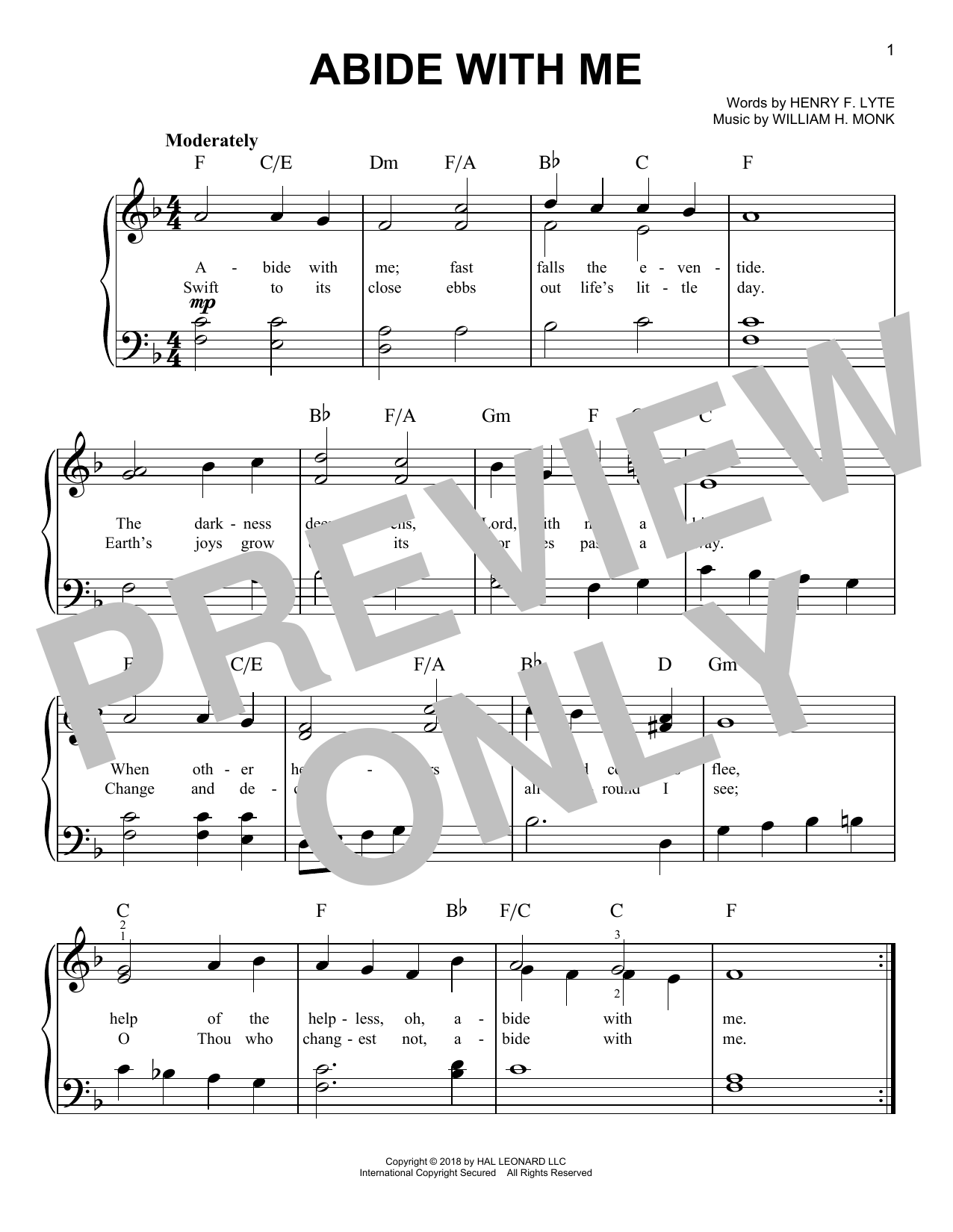 Produktbild zu: Abide With Me