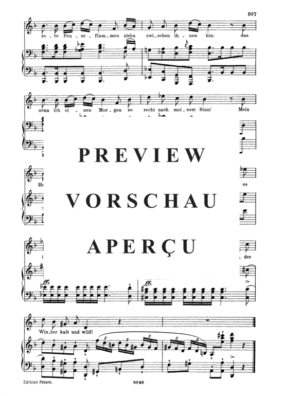 gallery: Der stürmische Morgen D.911-18 (Winterreise) , ,  (Gesang mittel + Klavier)