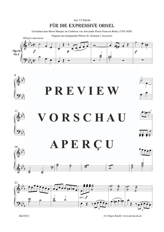 Produktgalerie: Seite 2 von 3 Für die Expressive Orgel Op.14.1, , Orgel Solo