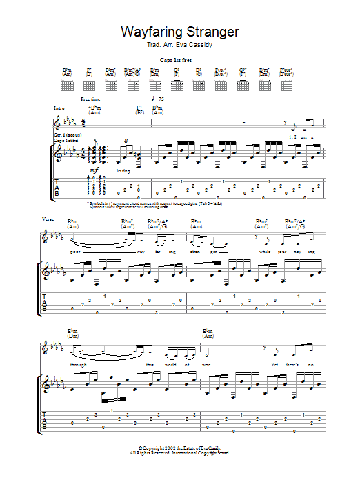 Product gallery: Page 1 of 1 Wayfaring Stranger, Eva Cassidy