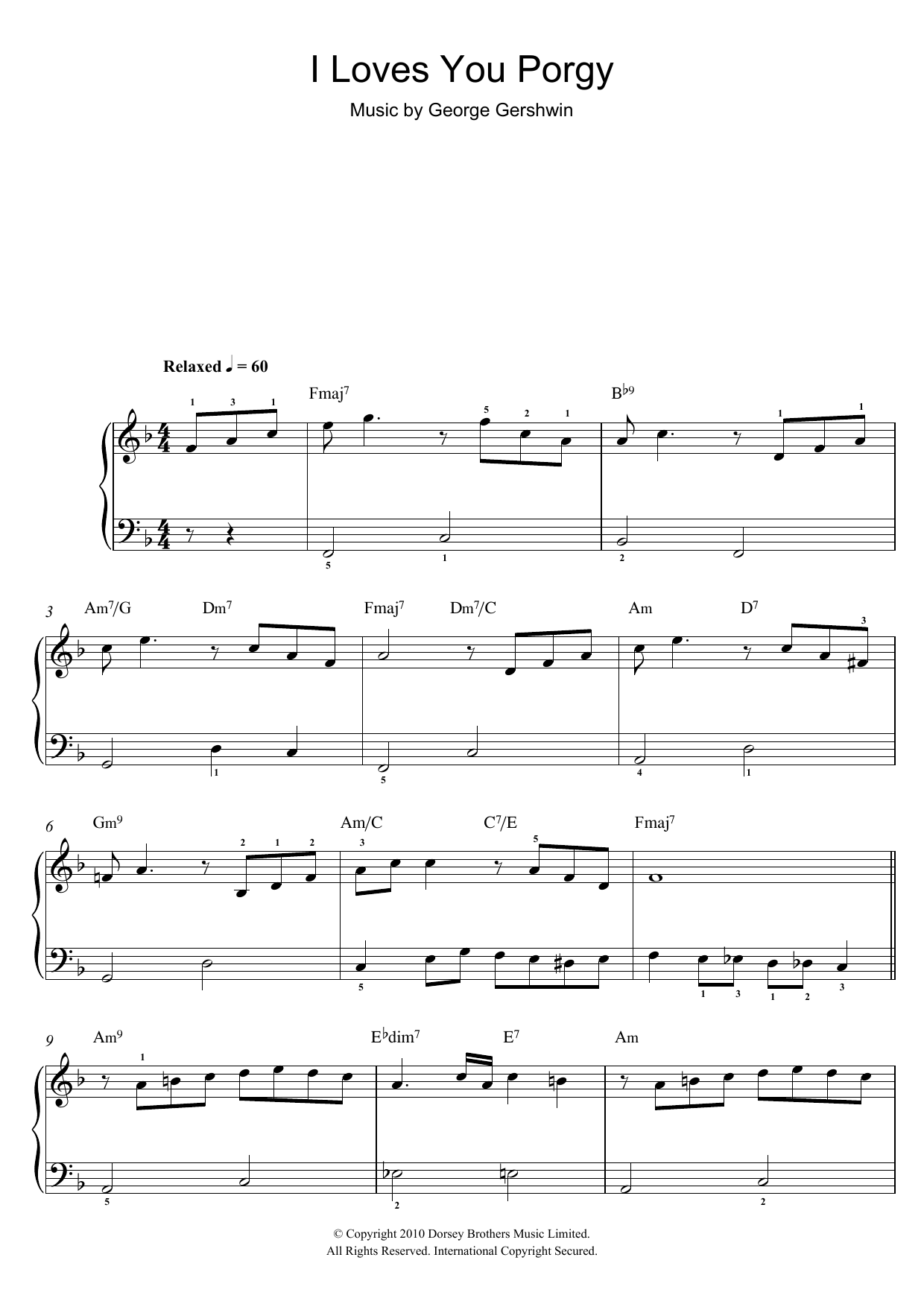 Produktbild zu: I Loves You, Porgy (From Porgy And Bess)