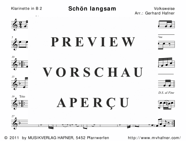 Product gallery: Page 5 of 11 Schön langsam, , (woodwind and brass)