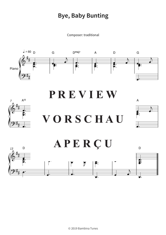 Produktbild zu: Bye, Baby Bunting Lars Opfermann