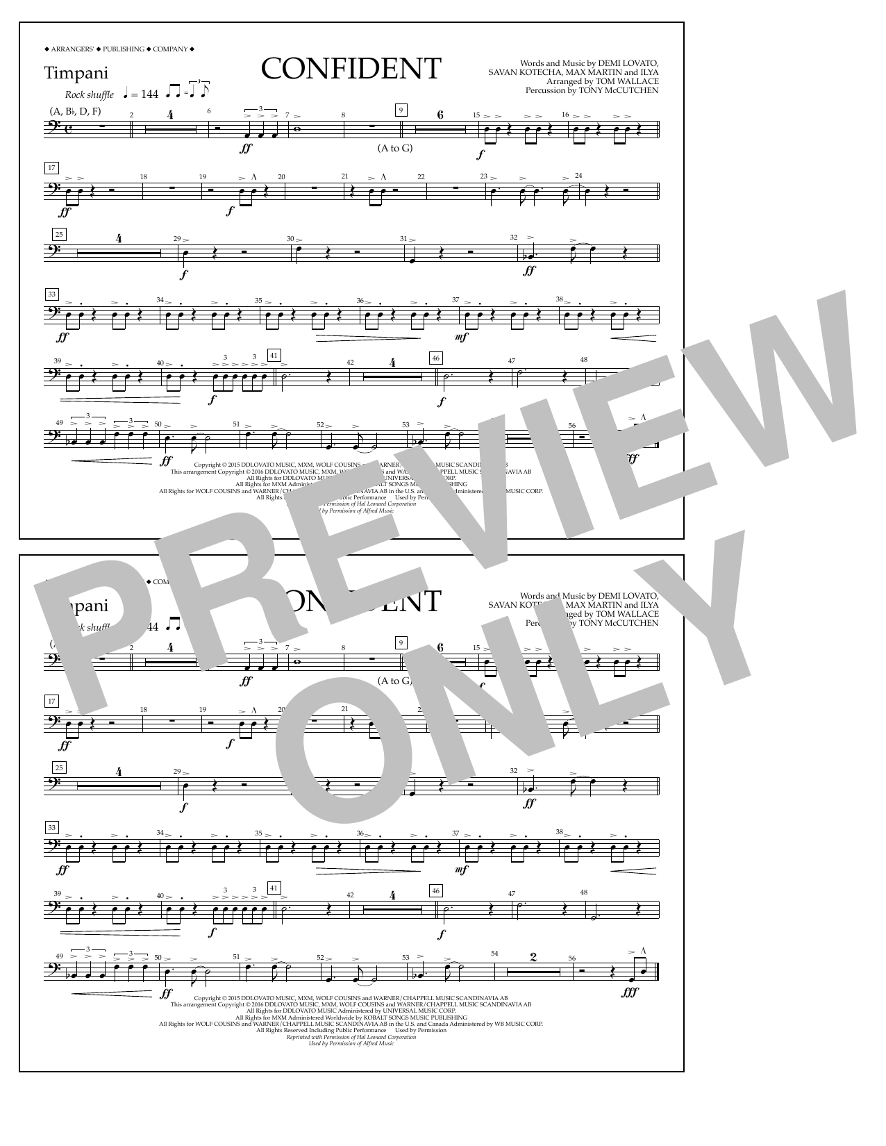 Produktbild zu: Confident - Timpani