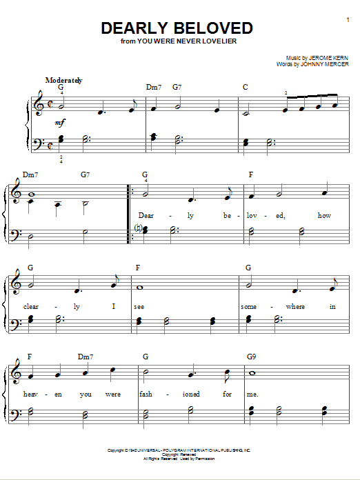 Produktbild zu: Dearly Beloved