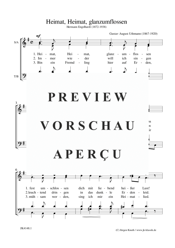 gallery: Heimat, Heimat, glanzumflossen, , Gemischter Chor