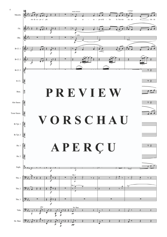 Produktgalerie: Seite 7 von 11 Quando men vo (Musetta-Walzerlied aus La Bohème), , Sopran Solo und Blasorchester