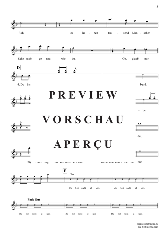 Produktgalerie: Seite 4 von 4 Du Bist Nicht Allein , Black, Roy, (Oboe)