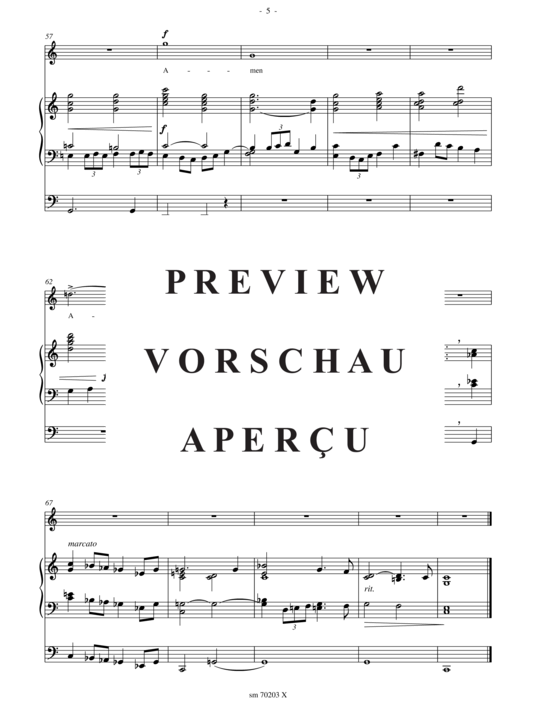 Product gallery: Page 6 of 6 Pater noster , , (vocals high + organ)