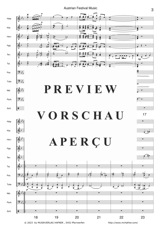 gallery: Austrian Festival Music, , (large wind orchestra)