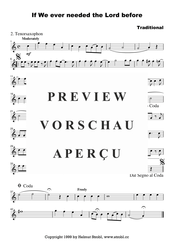 gallery: If We Ever Needed The Lord Before, , Saxophonquintett