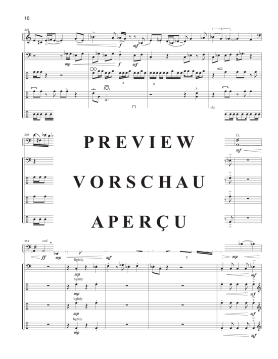 Product gallery: Page 20 of 21 Spectrum , , (bass clarinet solo and 4 percussionists)