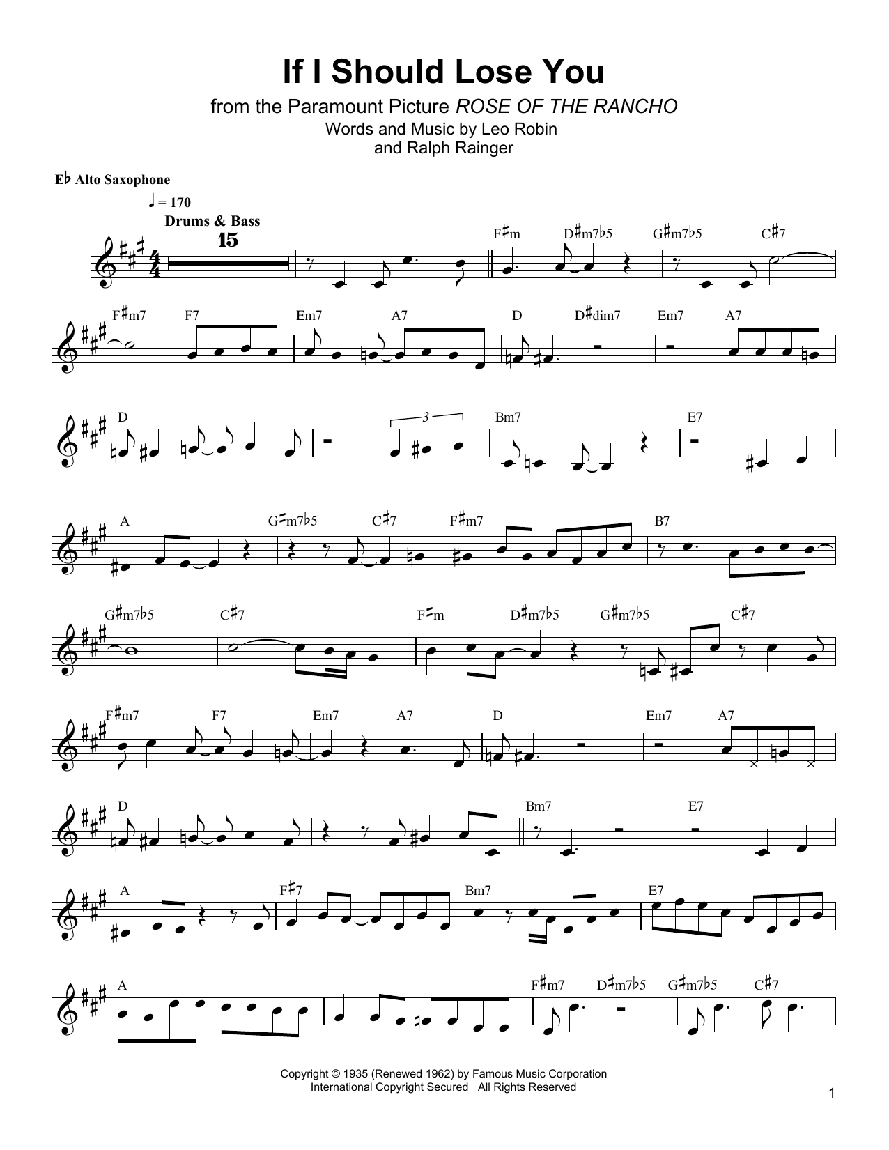 Product gallery: Page 1 of 1 If I Should Lose You, Bud Shank
