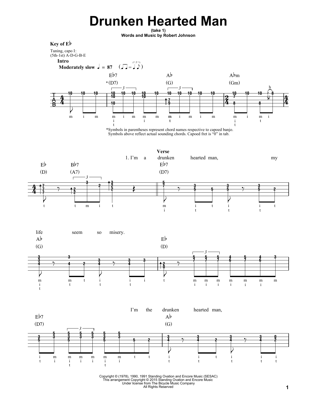 Produktgalerie: Seite 1 von 1 Drunken Hearted Man, Robert Johnson, Banjo