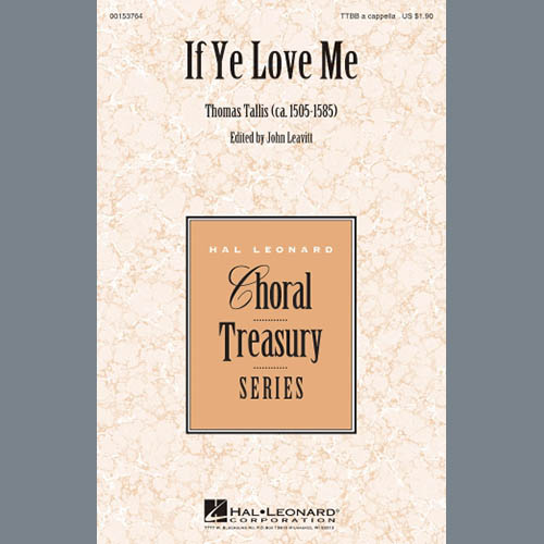 cover: If Ye Love Me, Thomas Tallis, Chor